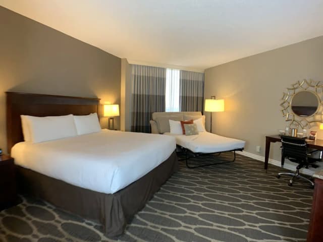 Hilton Houston Westchase-客房, 1 张特大床和 1 张沙发床-3
