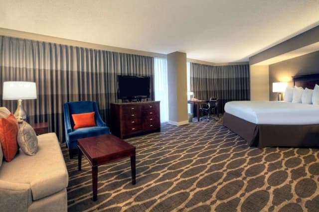 Hilton Houston Westchase-小型套房, 1 张特大床-1
