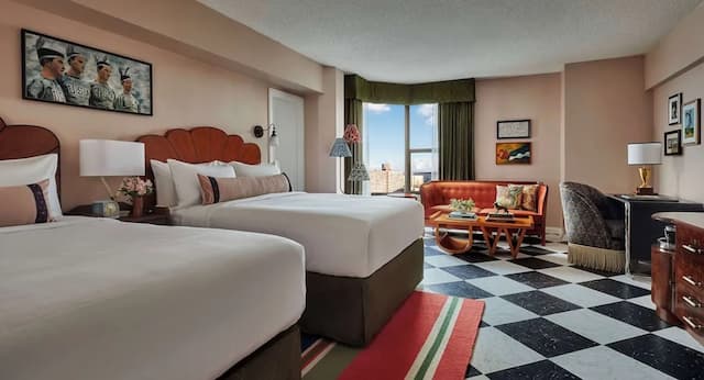 西雅圖 Graduate by Hilton 飯店-客房, 2 張加大雙人床-1