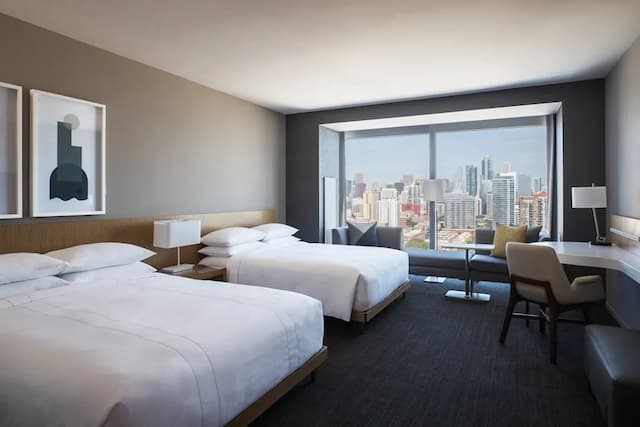 マリオット・マーキス・シカゴ-ルーム クイーンベッド 2 台-1