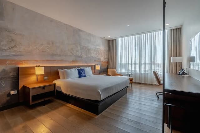 中城酒店-豪華客房, 1 張特大雙人床, 無障礙-7