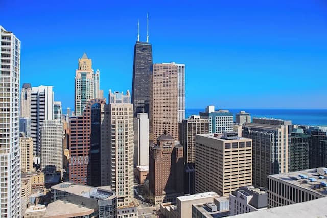 Chicago Marriott Downtown Magnificent Mile-Room, 2 Double Beds, City View (Mobility/Hearing Access, Roll-In Shwr)-1