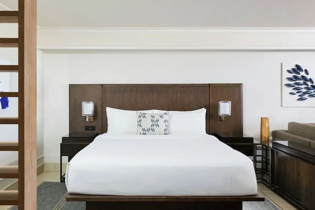 ワイレア・ビーチ・マリオット・リゾート＆スパ-ジュニア スイート キングベッド 1 台 オーシャンフロント (Ground floor)-7