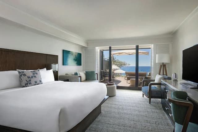 ワイレア・ビーチ・マリオット・リゾート＆スパ-プレミアム ルーム キングベッド 1 台 1 階 (Sundeck)-1