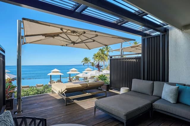 ワイレア・ビーチ・マリオット・リゾート＆スパ-プレミアム ルーム キングベッド 1 台 1 階 (Sundeck)-7