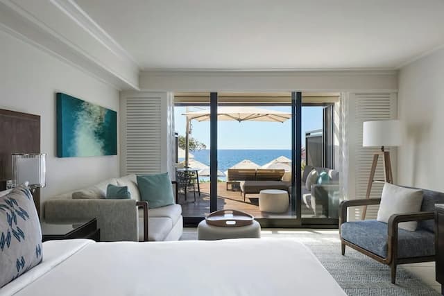 ワイレア・ビーチ・マリオット・リゾート＆スパ-プレミアム ルーム キングベッド 1 台 1 階 (Sundeck)-5