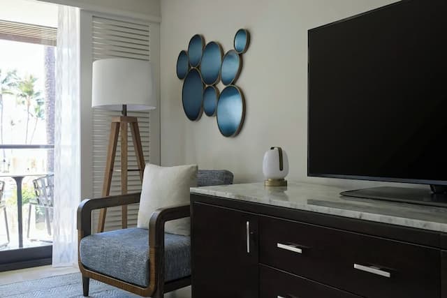 ワイレア・ビーチ・マリオット・リゾート＆スパ-プレミアム ルーム クイーンベッド 2 台 オーシャンビュー (Balcony)-3