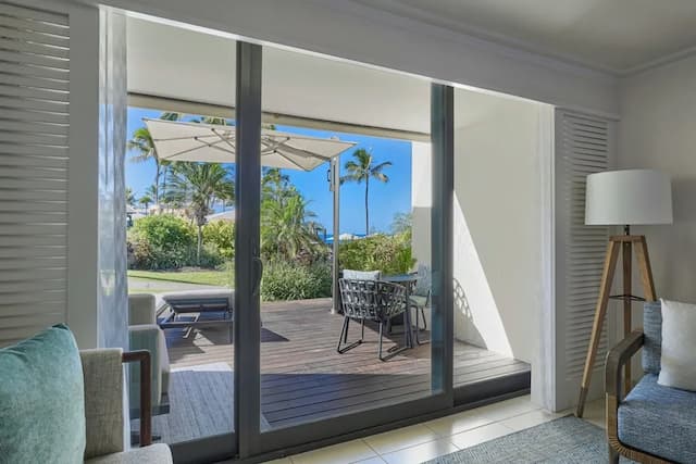 ワイレア・ビーチ・マリオット・リゾート＆スパ-ルーム キングベッド 1 台 ラナイ オーシャンビュー (Sundeck, Ground Floor)-2