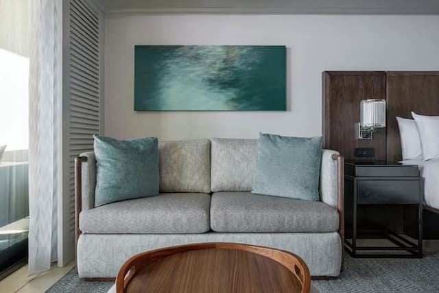 毛伊島萬豪懷里亞海灘渡假村-尊榮客房, 1 張特大雙人床, 海景 (Balcony)-3