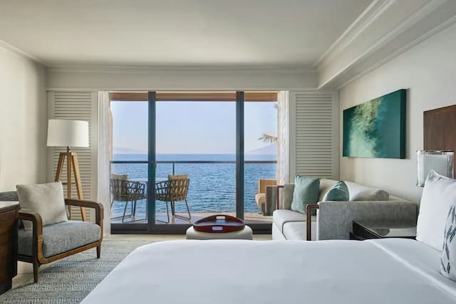 ワイレア・ビーチ・マリオット・リゾート＆スパ-ルーム キングベッド 1 台 バルコニー オーシャンフロント-2
