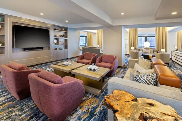 New York Hilton Midtown-总统套房, 1 张特大床-9