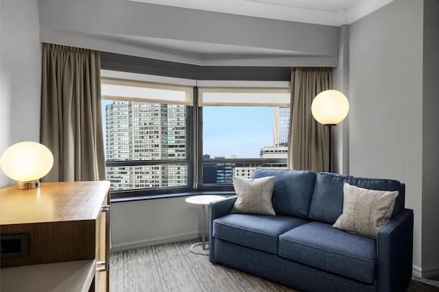 New York Hilton Midtown-城市客房, 1 张特大床-7