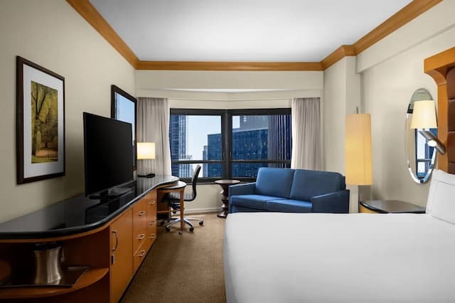 New York Hilton Midtown-客房, 1 张特大床-6