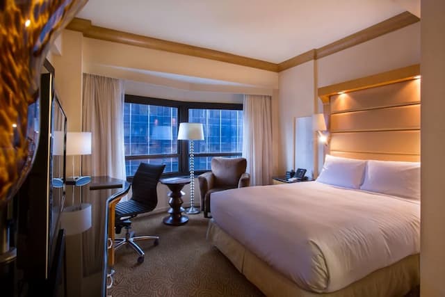 New York Hilton Midtown-客房, 1 张特大床-2