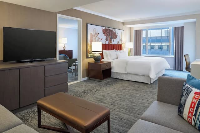 芝加哥密西根大街威斯汀飯店-行政套房, 1 間臥室-1