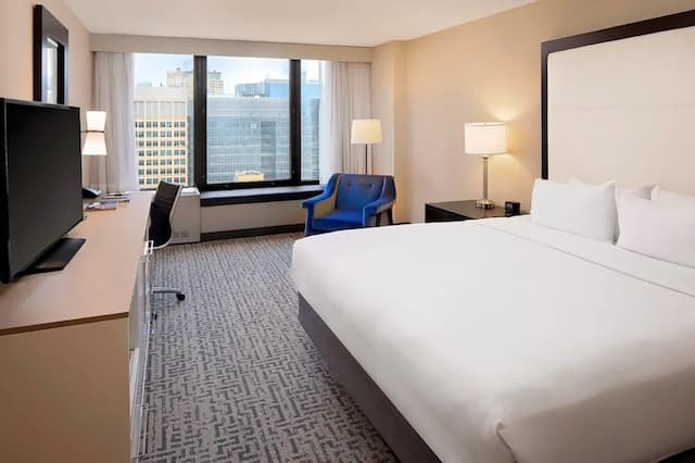 DoubleTree by Hilton Chicago - Magnificent Mile-King, Room, 1 King Bed, City View-2