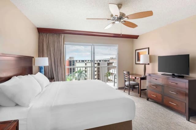 힐튼 베이케이션 클럽 카아나팔리 비치 마우이-룸, 침실 1개, 발코니 (1 King or 2 Doubles Suite Balcony)-2