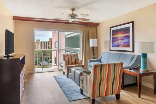 힐튼 베이케이션 클럽 카아나팔리 비치 마우이-룸, 침실 1개, 발코니 (1 King or 2 Doubles Suite Balcony)-6