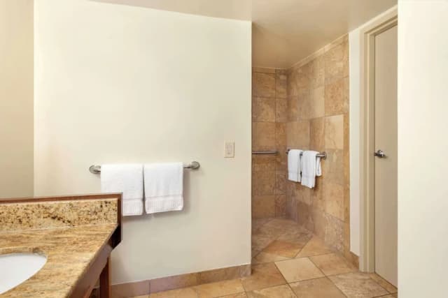 힐튼 베이케이션 클럽 카아나팔리 비치 마우이-룸, 침실 1개, 부분 바다 전망 (King Roll Roll-In Shower)-5