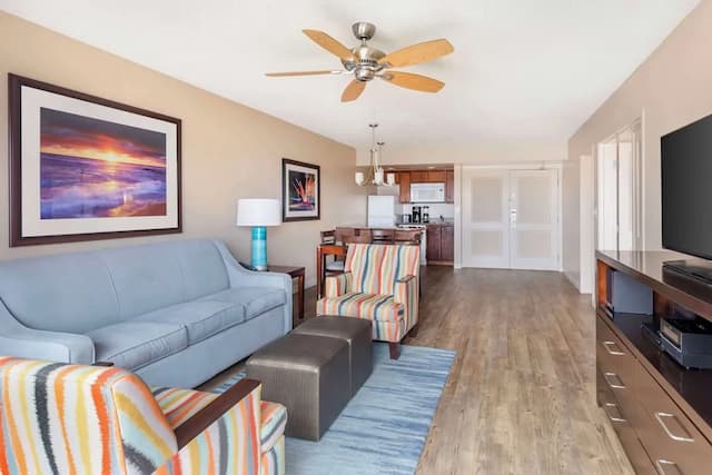 힐튼 베이케이션 클럽 카아나팔리 비치 마우이-룸, 침실 1개, 부분 바다 전망 (1 Kg or 2 Dbls Balcony)-5