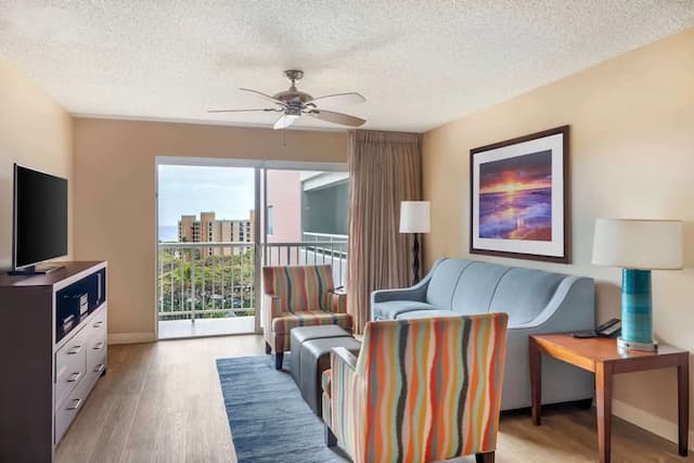 힐튼 베이케이션 클럽 카아나팔리 비치 마우이-룸, 침실 1개, 부분 바다 전망 (King Suite Access Tub)-6