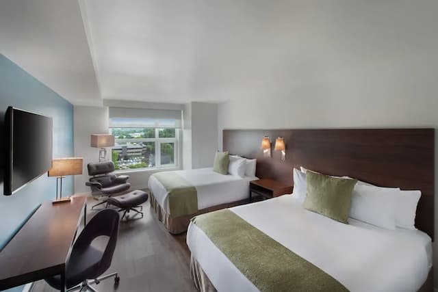 西雅圖機場 SeaTac Interurban 飯店-客房, 2 張加大雙人床 (Elevated)-1