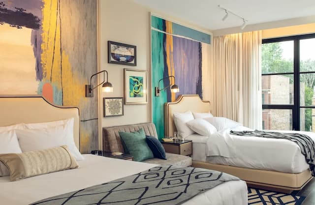 蘇菲海德公園飯店-豪華客房, 2 張加大雙人床, 無障礙-1