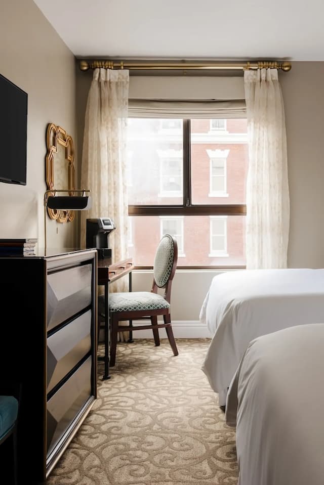 호텔 비쥬-디럭스룸, 더블침대 2개-9