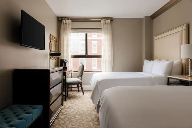 호텔 비쥬-디럭스룸, 더블침대 2개-1