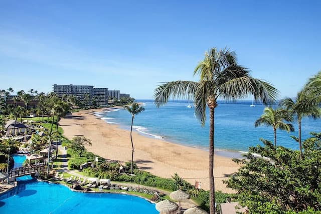 쉐라톤 마우이 리조트 & 스파-룸, 더블침대 2개, 바닷가-3