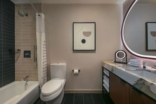 シウィット シカゴ ヒルトン  ホテル-ルーム キングベッド 1 台 バリアフリー (Nonsmoking, Hearing)-3