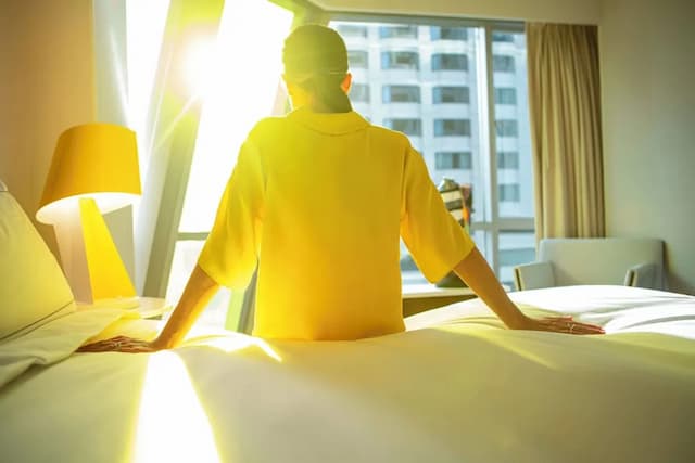 シウィット シカゴ ヒルトン  ホテル-ルーム キングベッド 1 台 バリアフリー (Roll-In Shower)-4