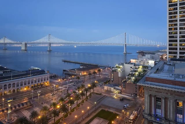 三藩市君悅酒店-開放式客房, 海灣景-4