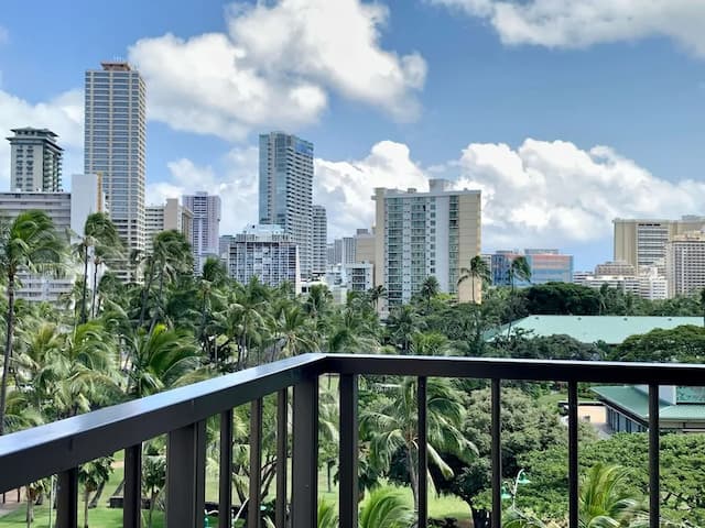 ダブルツリーbyヒルトン・アラナ - ワイキキ・ビーチ-スイート クイーンベッド 2 台 (Ohana Suite, City/Mountain View)-5