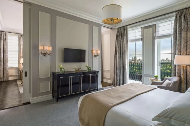 紐約廣場 - 費爾蒙管理酒店-套房, 1 張特大雙人床 (Carnegie, Partial Park View, 1Bedroom)-4