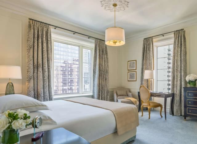 紐約廣場 - 費爾蒙管理酒店-客房, 1 張特大雙人床, 非吸煙房, 露台-3