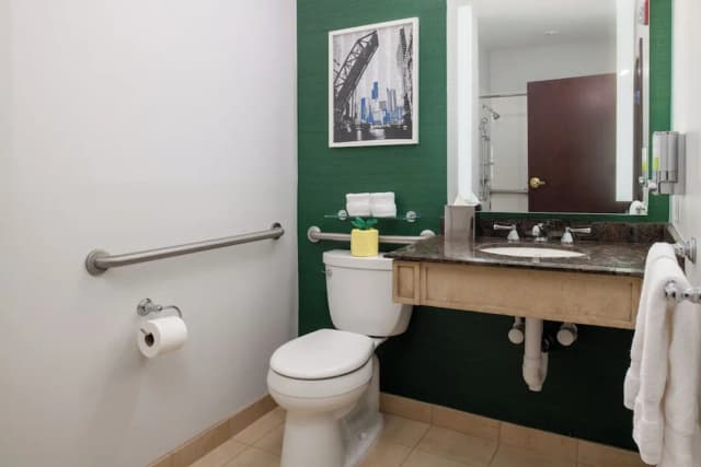 Staypineapple, An Iconic Hotel, The Loop-Burnham Two Double Mobility Accessible w/Roll-in Shower-5