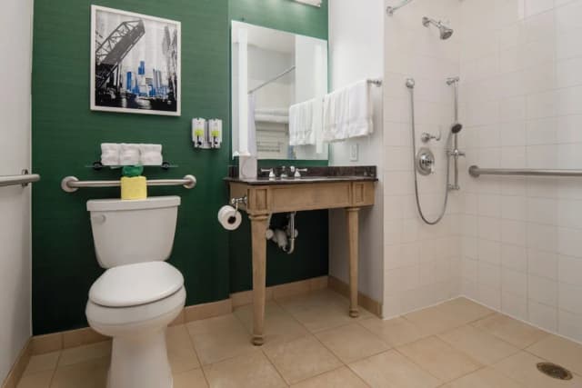 Staypineapple, An Iconic Hotel, The Loop-Burnham Two Double Mobility Accessible w/Roll-in Shower-4