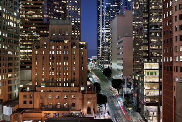 ヒルトン チェッカーズ ロサンゼルス-ルーム ダブルベッド 1 台 シティビュー-2