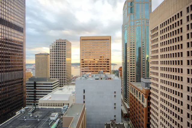 W Seattle-华丽客房, 1 张特大床, 城市景观-6
