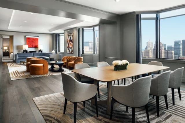 舊金山聯合廣場威斯汀聖弗朗西斯飯店-奢華客房, 1 張特大雙人床, 海灣景觀-5