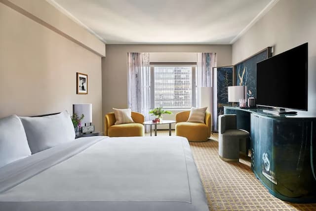 紐約柏寧飯店-客房, 1 張特大雙人床, 城市景觀-6