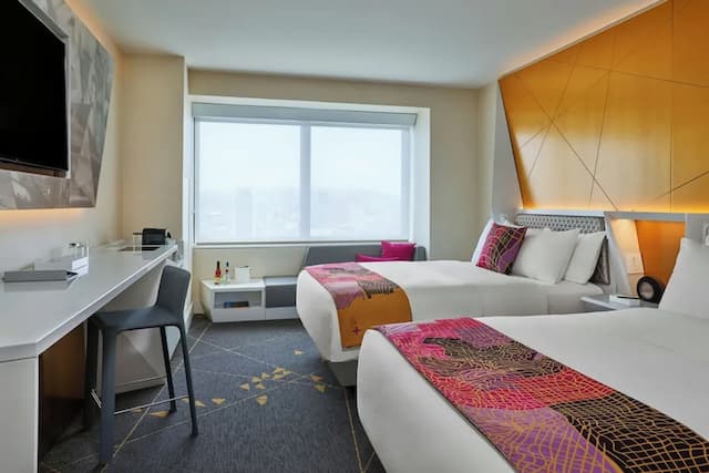 W 酒店 - 三藩市-標準客房, 2 張標準雙人床-1