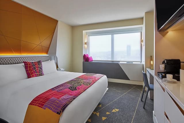 W 酒店 - 三藩市-標準客房, 1 張特大雙人床 (Mobility/Hearing Accessible, Tub)-2