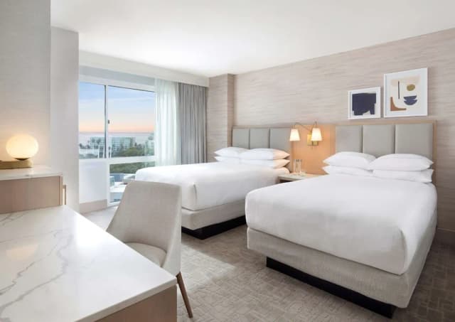 Hilton Santa Monica Hotel & Suites-Room, 2 Double Beds, City View-1