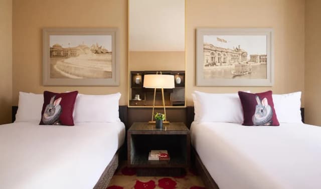 芝加哥河北皇家索內斯塔酒店-豪華客房, 2 張加大雙人床, 無障礙 (Mobility, Tub)-3