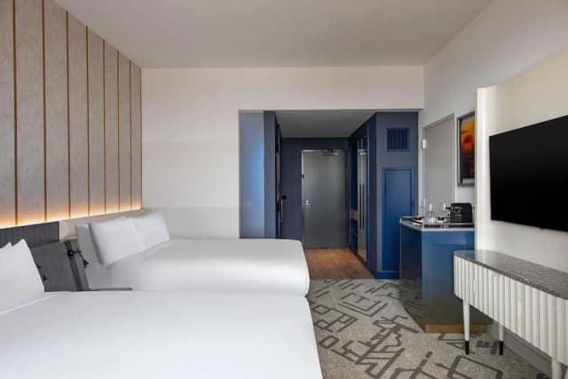 W 好萊塢飯店-高級客房, 2 張加大雙人床, 城市景觀-3