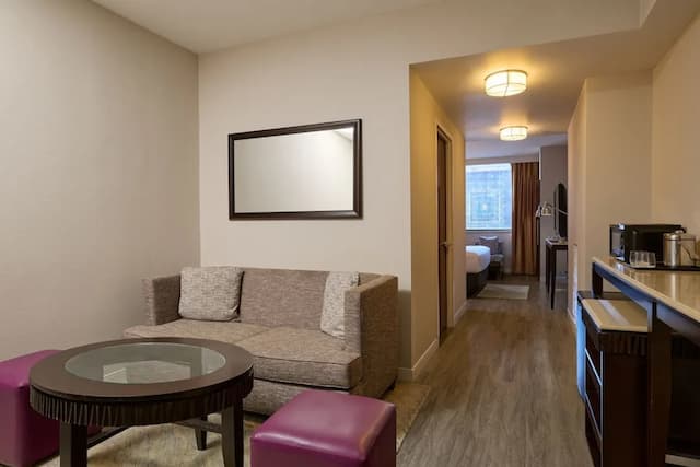 쉐라톤 브루클린 뉴욕 호텔-스위트, 킹사이즈침대 1개 및 소파베드-12