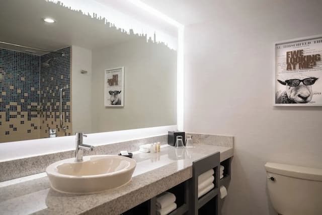 ルネッサンス ニューヨーク タイムズスクエア ホテル バイ マリオット-ルーム キングベッド 1 台 (Mobility/Hearing Access, Roll-In Shwr)-4