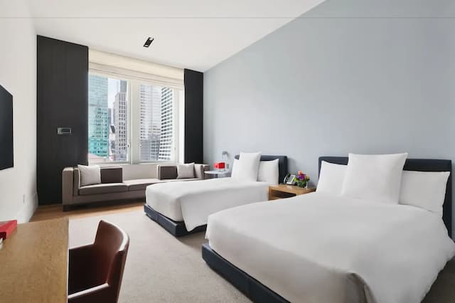 안다즈 5번가, 바이 하얏트-디럭스룸, 더블침대 2개, 시내 전망-2